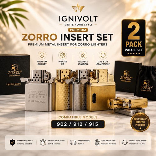 Zorro lighter insert - insert, pack