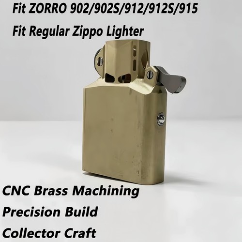 Cnc brass windproof refillable - cnc,