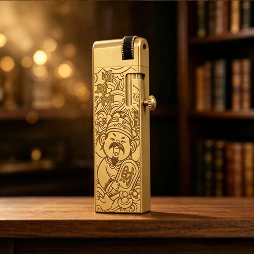 Brass bolt action oil lighter - oil,